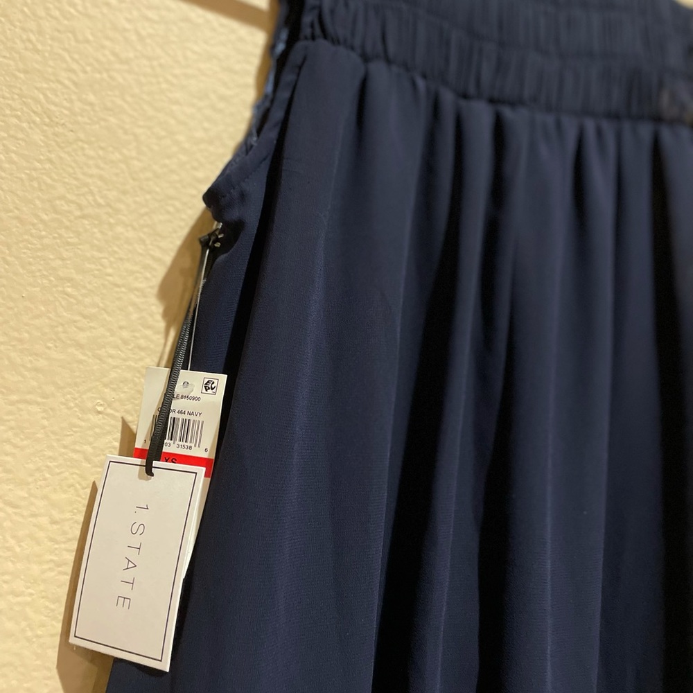 1. State Sleeveless Shift Dress in Navy - Picture 11 of 11